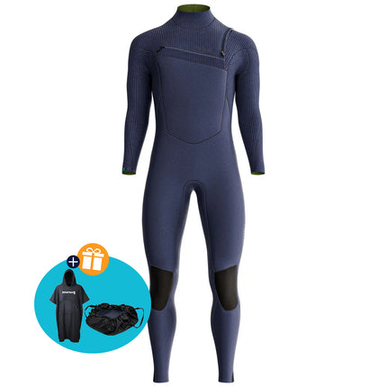 Prolimit Wetsuit Heren Predator Steamer Free-X 5/4MM Blauw
