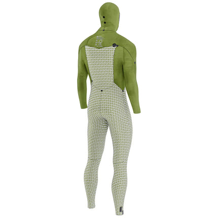 Prolimit Wetsuit Men's Predator Steamer Free-X 6/4MM Hooded Black