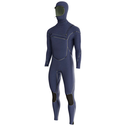 Prolimit Wetsuit Men's Predator Steamer Free-X 6/4MM Hooded Dark Blue