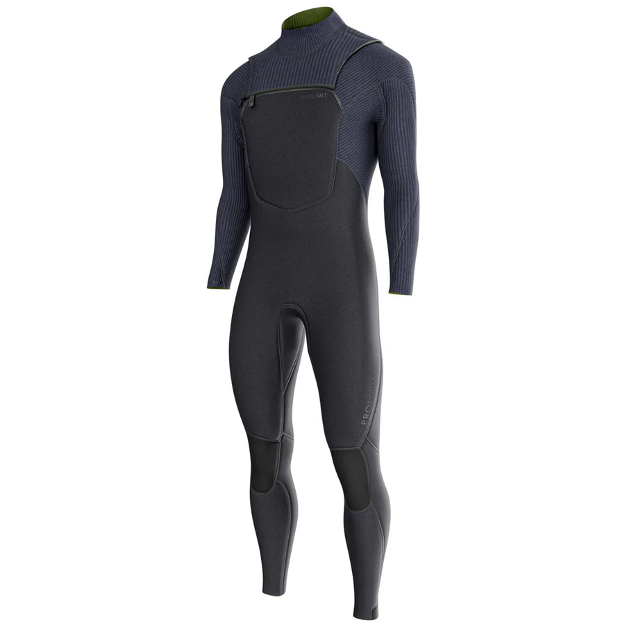 Prolimit Wetsuit Heren Predator Steamer Freezip 3/2MM Zwart