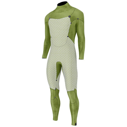 Prolimit Wetsuit Heren Predator Steamer Freezip 4/3MM Blauw
