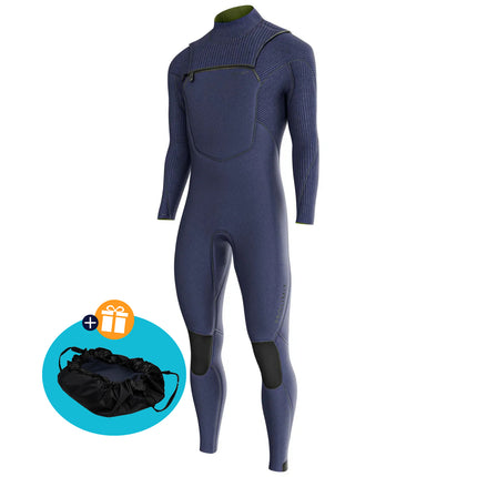 prolimit-wetsuit-heren-predator-steamer-freezip-5-4mm-blauw