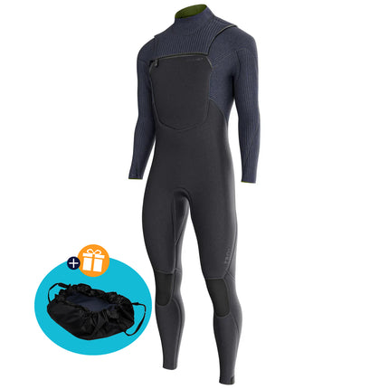 prolimit-wetsuit-heren-predator-steamer-freezip-5-4mm-zwart
