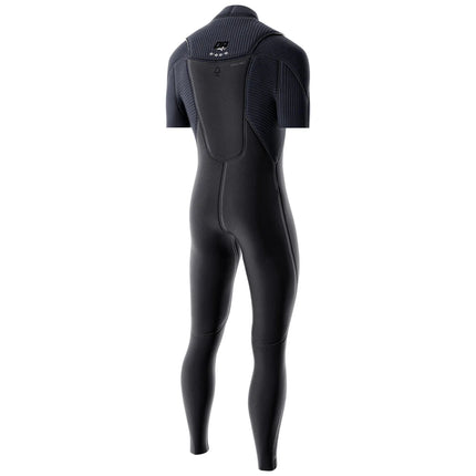 Prolimit Wetsuit Men's Predator Steamer Short Sleeve Freezip 4/3MM Black