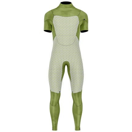 Prolimit Wetsuit Men's Predator Steamer Short Sleeve Freezip 4/3MM Black