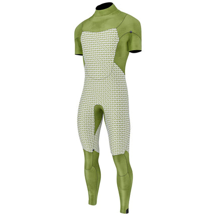 Prolimit Wetsuit Men's Predator Steamer Short Sleeve Freezip 4/3MM Black