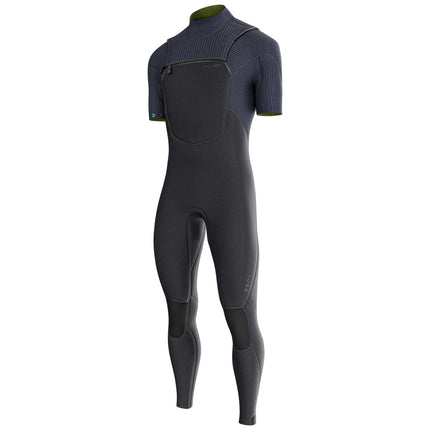 Prolimit Wetsuit Men's Predator Steamer Short Sleeve Freezip 4/3MM Black