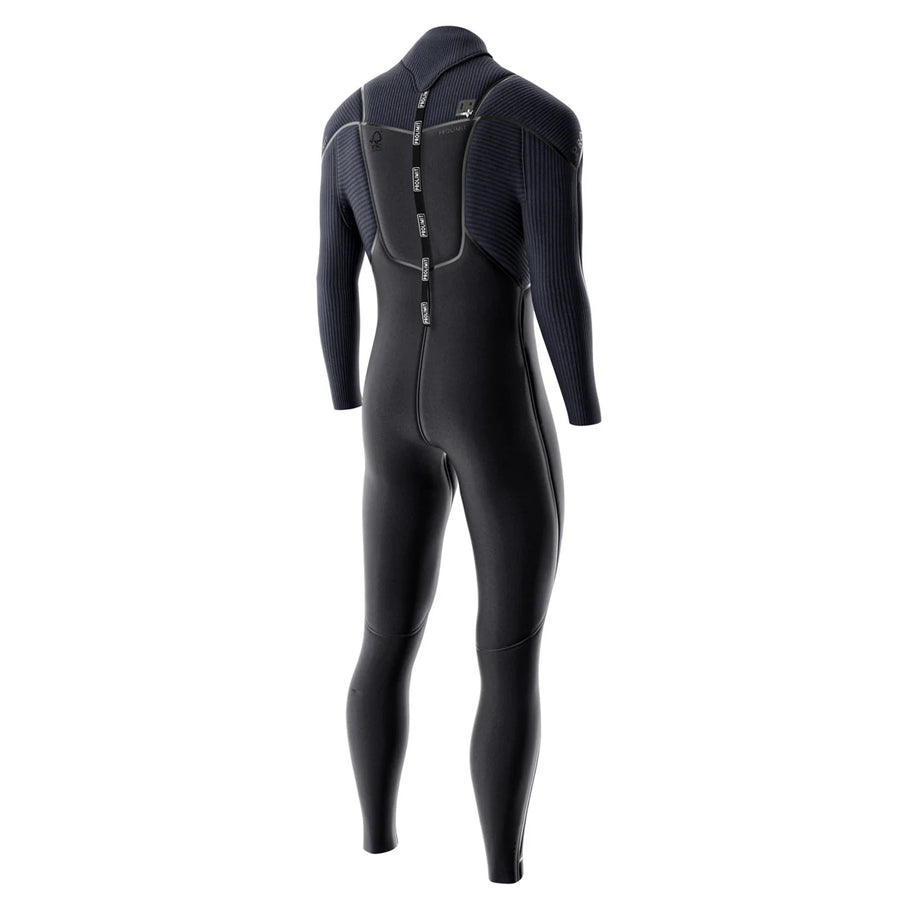 Prolimit Wetsuit Heren Predator Steamer V-Zip 6/4MM Zwart