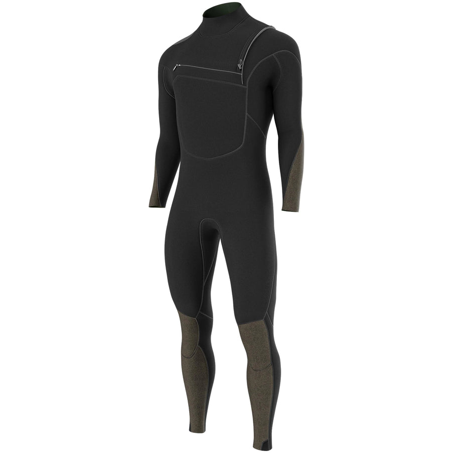 Prolimit Wetsuit Heren Shield Steamer Free-X 5/4MM Zwart