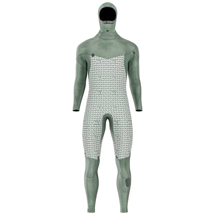 Prolimit Wetsuit Men's Vapor Steamer C-Zip 6/4MM Hooded Black/Blue