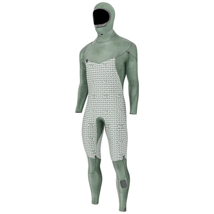 Prolimit Wetsuit Men's Vapor Steamer C-Zip 6/4MM Hooded Black/Blue