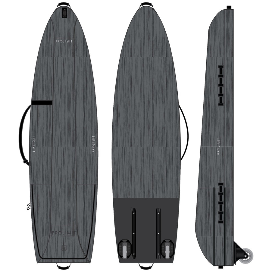 Prolimit Windsurf Boardbag Session Met Slider Wheels Grijs/Wit