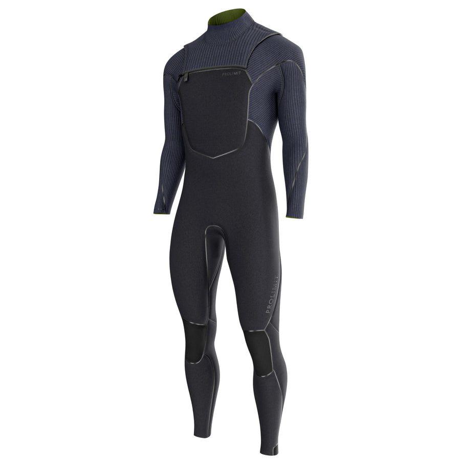 Prolomit Wetsuit Heren Predator Steamer Freezip 6/4MM Zwart
