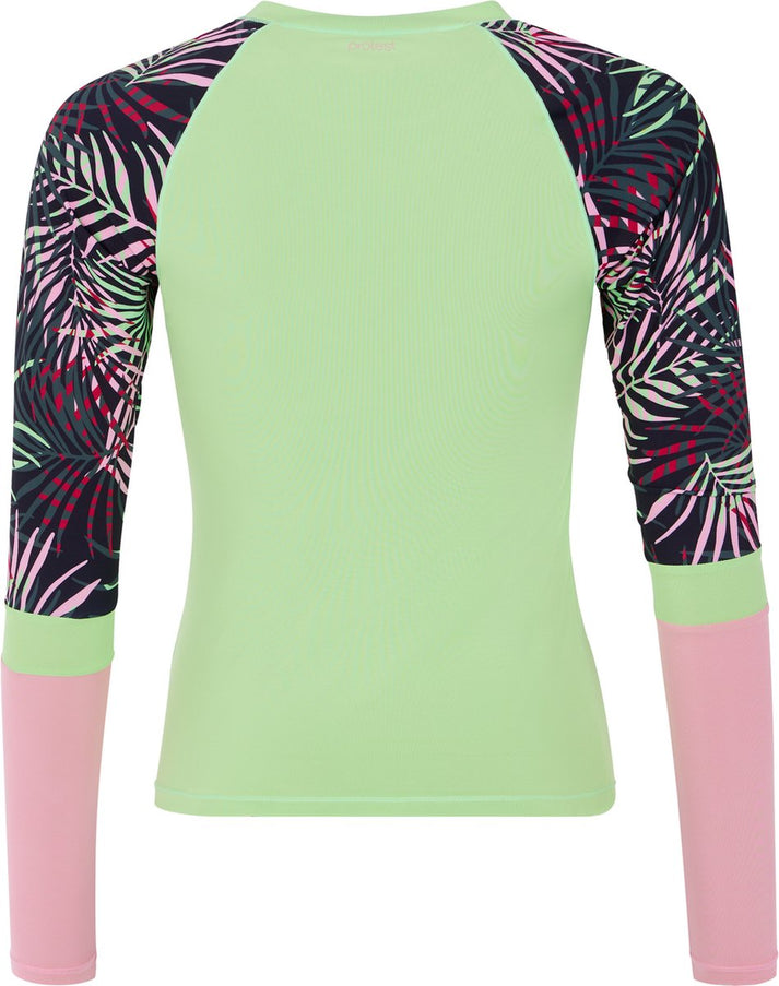 Protest Surfshirt Dames Prttiba Groen/Roze