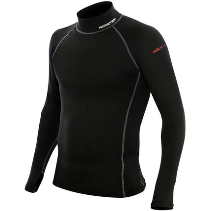Rooster PolyPro Shirt Lunga Manica Donna Nero