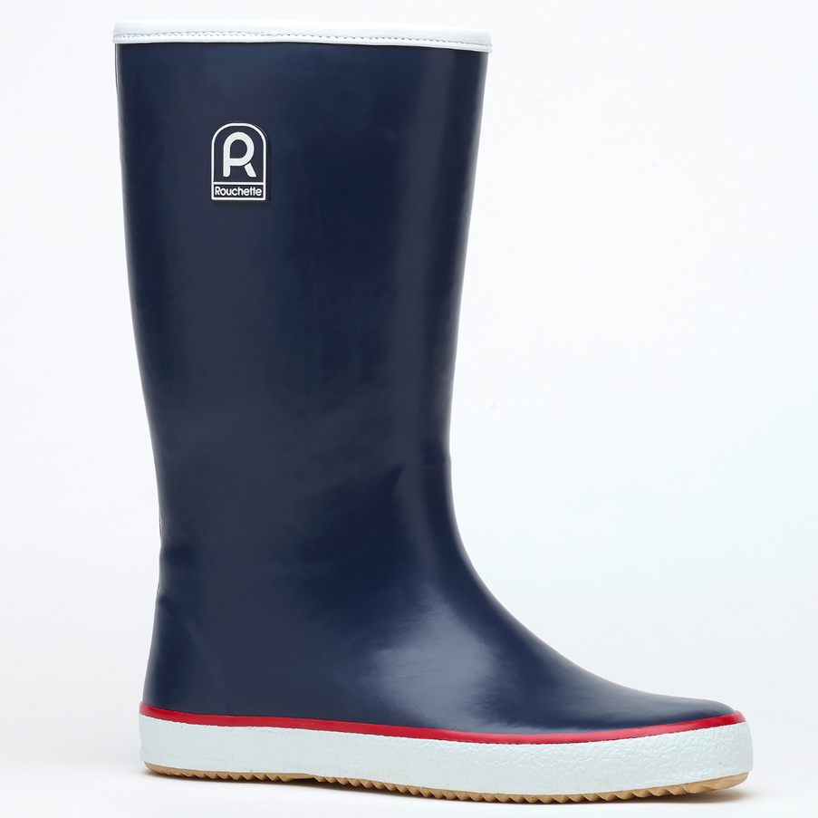 Rouchette Rouchette Zeillaarzen Dames Cap Donkerblauw