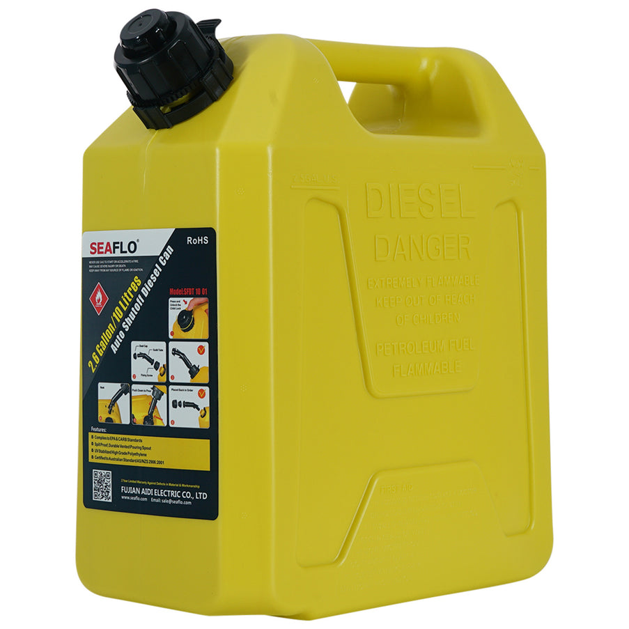 SeaFlo Jerrycan Geel Diesel 10 liter
