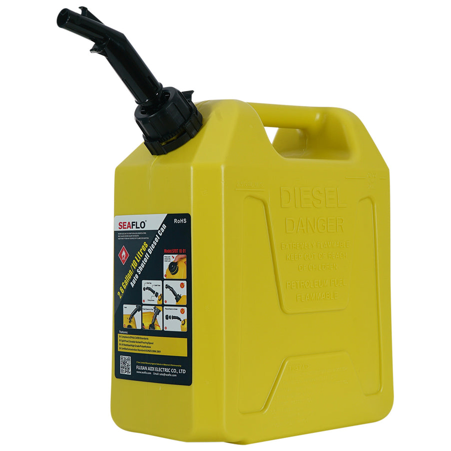 SeaFlo Jerrycan Geel Diesel 10 liter
