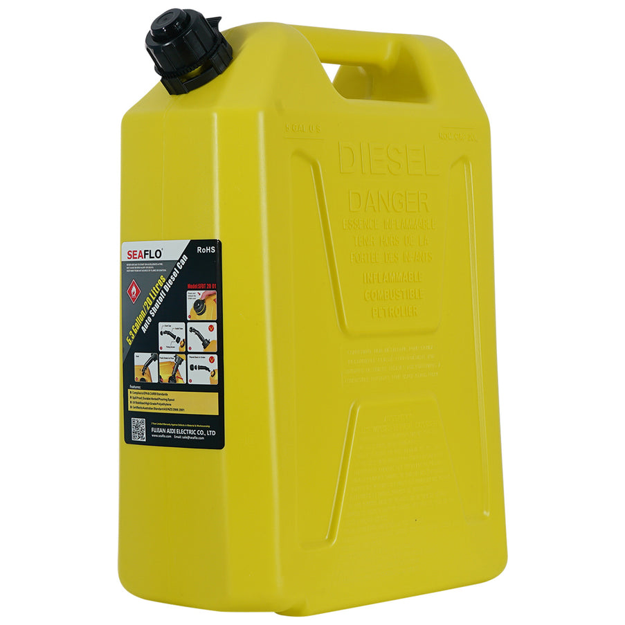 SeaFlo Jerrycan Geel Diesel 20 liter