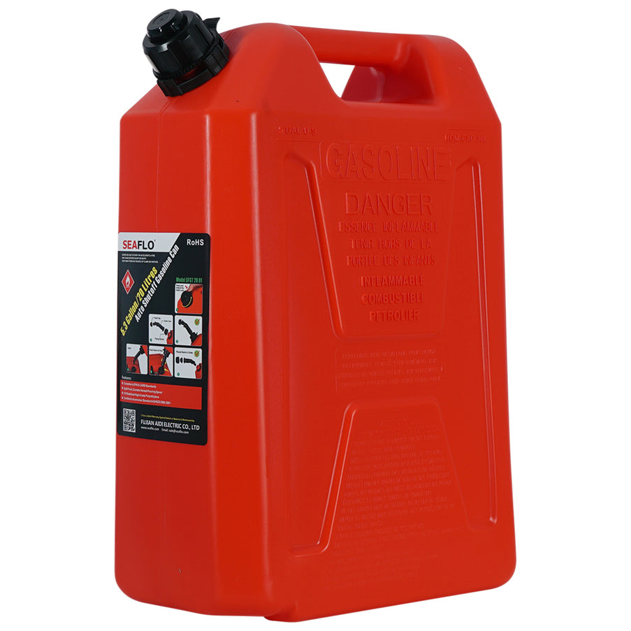 SeaFlo Jerrycan Rood Benzine 20 liter