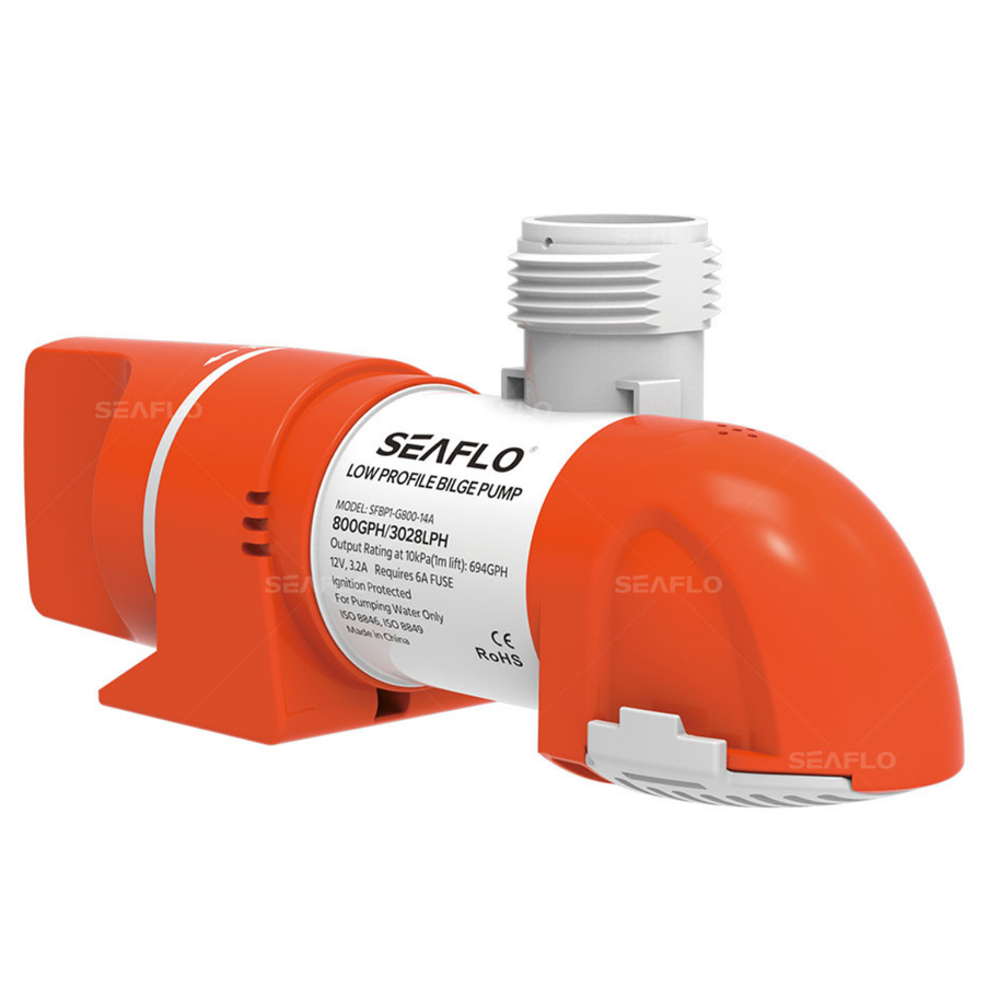 SeaFlo Low Profile Automatische Bilgepomp 12V 1100GPH