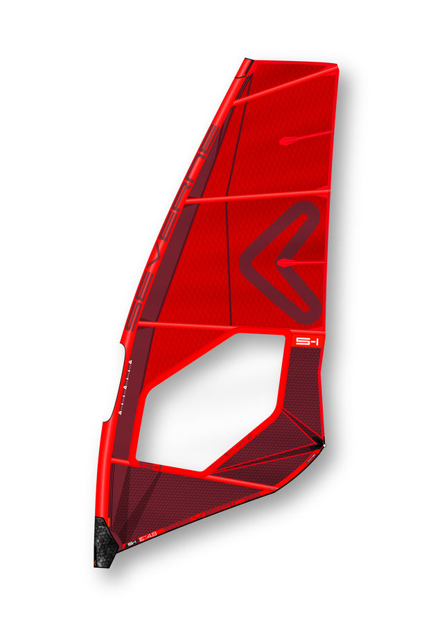 Severne Windsurf Zeil S-1 Rood