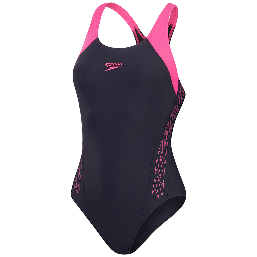Speedo Speedo Badpak Dames Eco Hyperboom Splice Racerback Donkerblauw