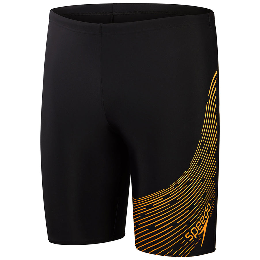Speedo Speedo Jammer Heren Eco Medley Logo Zwart/Geel