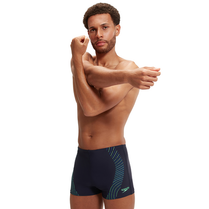 Speedo Speedo Zwemboxer Heren Eco Tech Print Donkerblauw