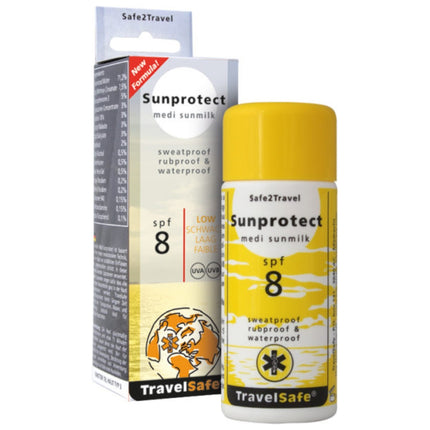 TravelSafe Sport Zonnebrandcreme SPF8 75 ml