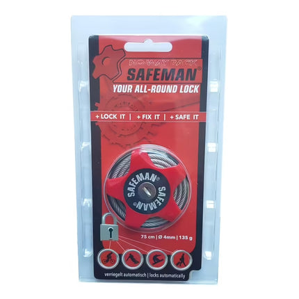 Watersportsonline.nl Safeman Compact & Multifunctioneel Slot Rood