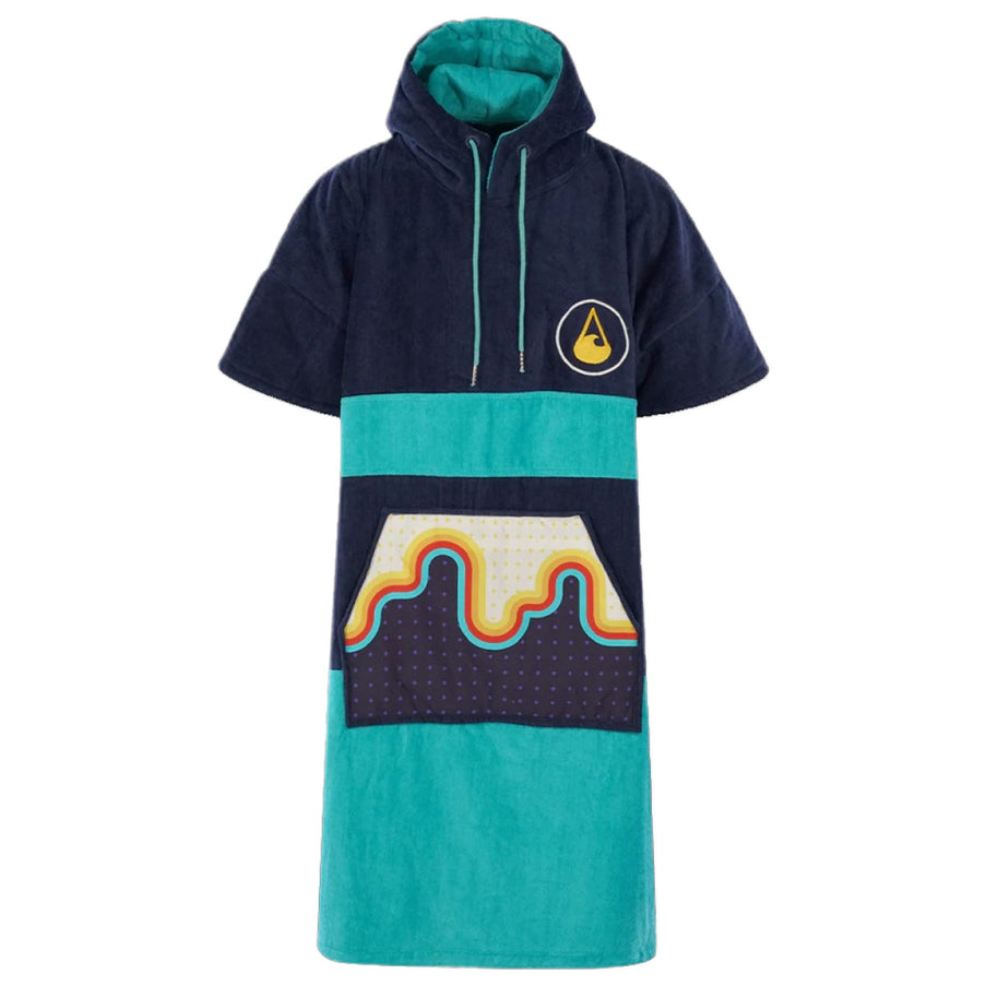 Wave Hawaii Poncho Unisex Bluebow