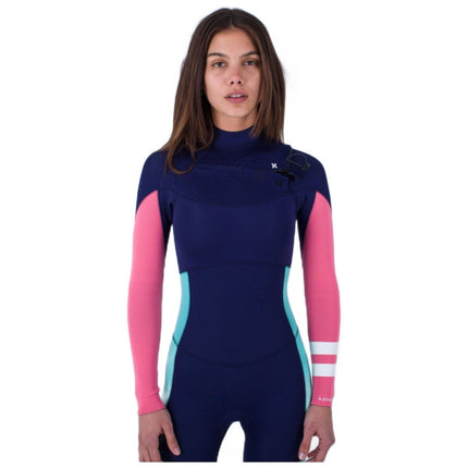 Hurley Wetsuit Dames Advantage 3/2mm Blauw/Roze
